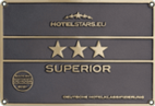 Logo drei Sterne Superior Hotelklassifizierung